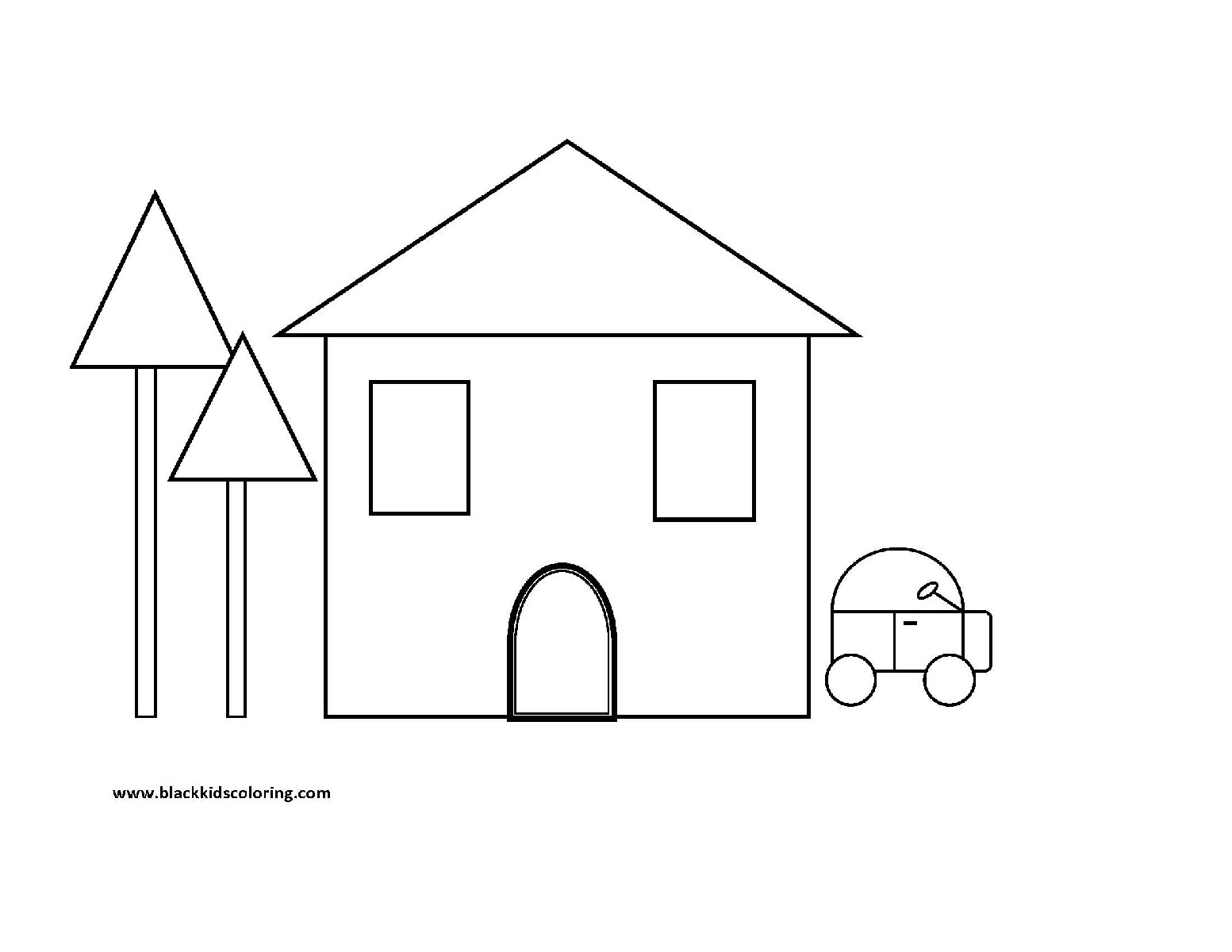 Página para colorir: Lar (Edifícios e Arquitetura) #64756 - Páginas para Colorir Imprimíveis Gratuitamente