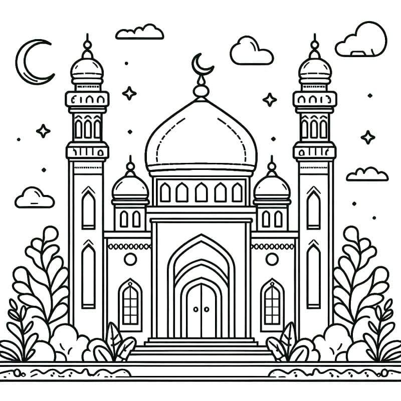 Desenho gratuito Mesquita #218402 da colecao Edifícios e Arquitetura para imprimir Desenho gratuito Mesquita #218402 da colecao Edifícios e Arquitetura para imprimir