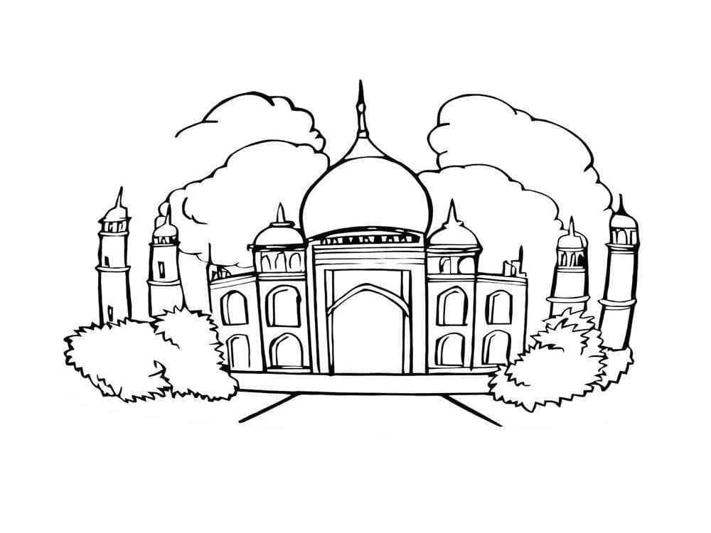 Desenho gratuito Mesquita #218418 da colecao Edifícios e Arquitetura para imprimir