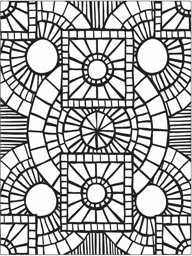 Desenho gratuito Mosaico #203635 da colecao Edifícios e Arquitetura para imprimir