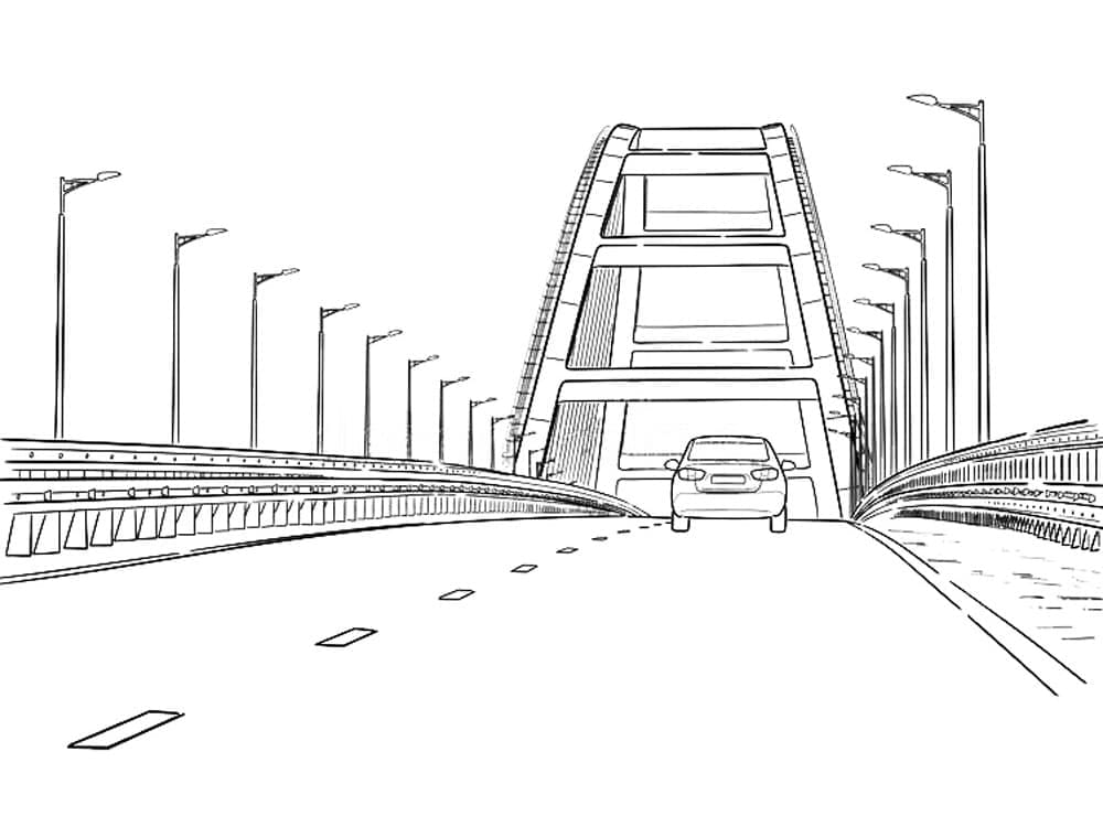 Desenho gratuito Ponte #204335 da colecao Edifícios e Arquitetura para imprimir