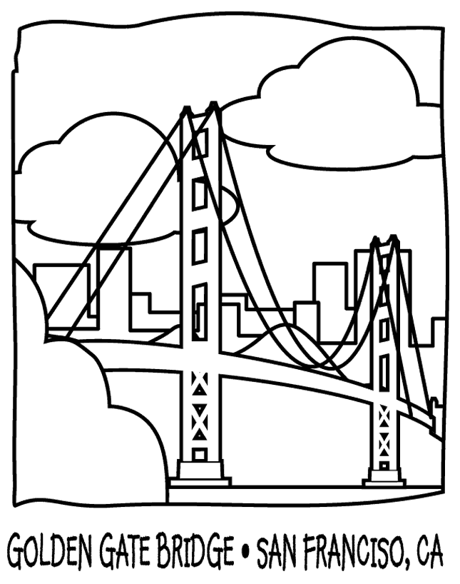 Página para colorir: Ponte (Edifícios e Arquitetura) #62887 - Páginas para Colorir Imprimíveis Gratuitamente