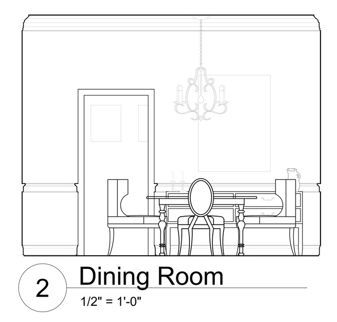 Página para colorir: Sala de jantar (Edifícios e Arquitetura) #66293 - Páginas para Colorir Imprimíveis Gratuitamente