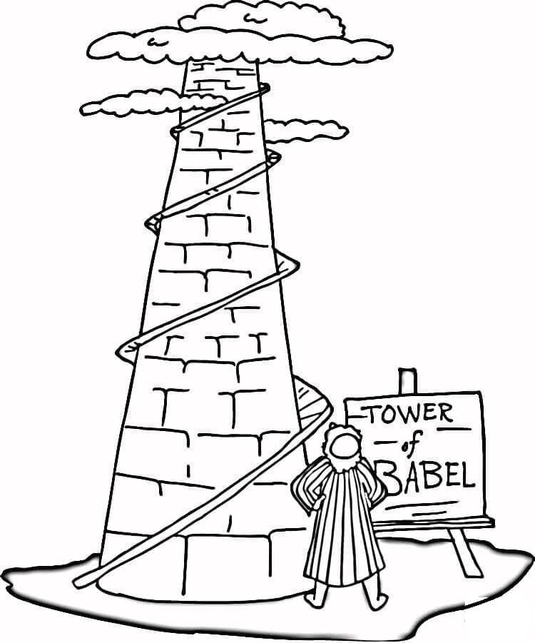 Desenho gratuito Torre de Babel #213649 da colecao Edifícios e Arquitetura para imprimir Desenho gratuito Torre de Babel #213649 da colecao Edifícios e Arquitetura para imprimir