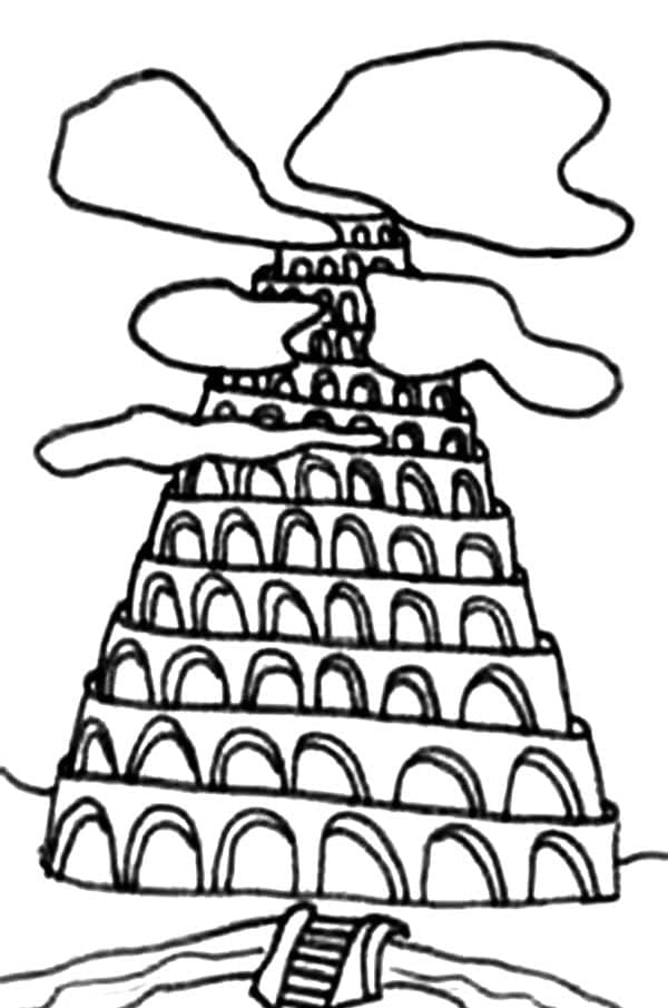 Desenho gratuito Torre de Babel #213660 da colecao Edifícios e Arquitetura para imprimir Desenho gratuito Torre de Babel #213660 da colecao Edifícios e Arquitetura para imprimir