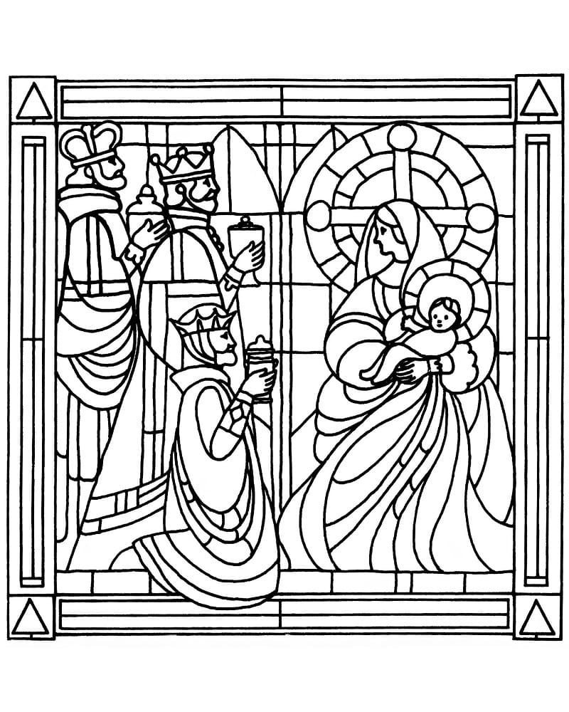 Desenho gratuito Vitral #174301 da colecao Edifícios e Arquitetura para imprimir
