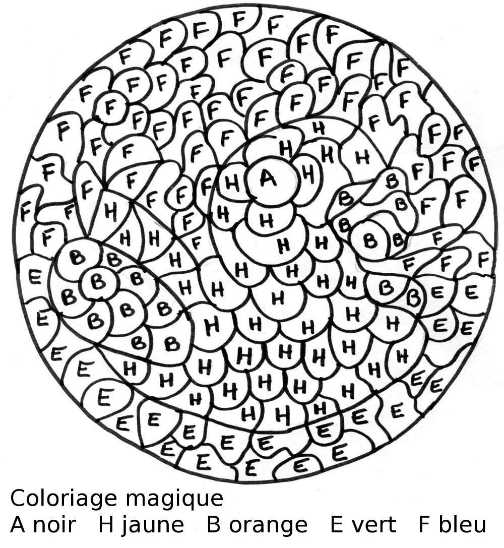 Página para colorir: coloração mágica (educacional) #126148 - Páginas para Colorir Imprimíveis Gratuitamente