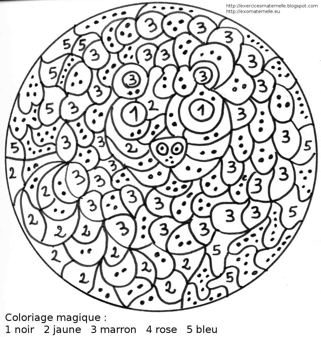 Página para colorir: coloração mágica (educacional) #126197 - Páginas para Colorir Imprimíveis Gratuitamente