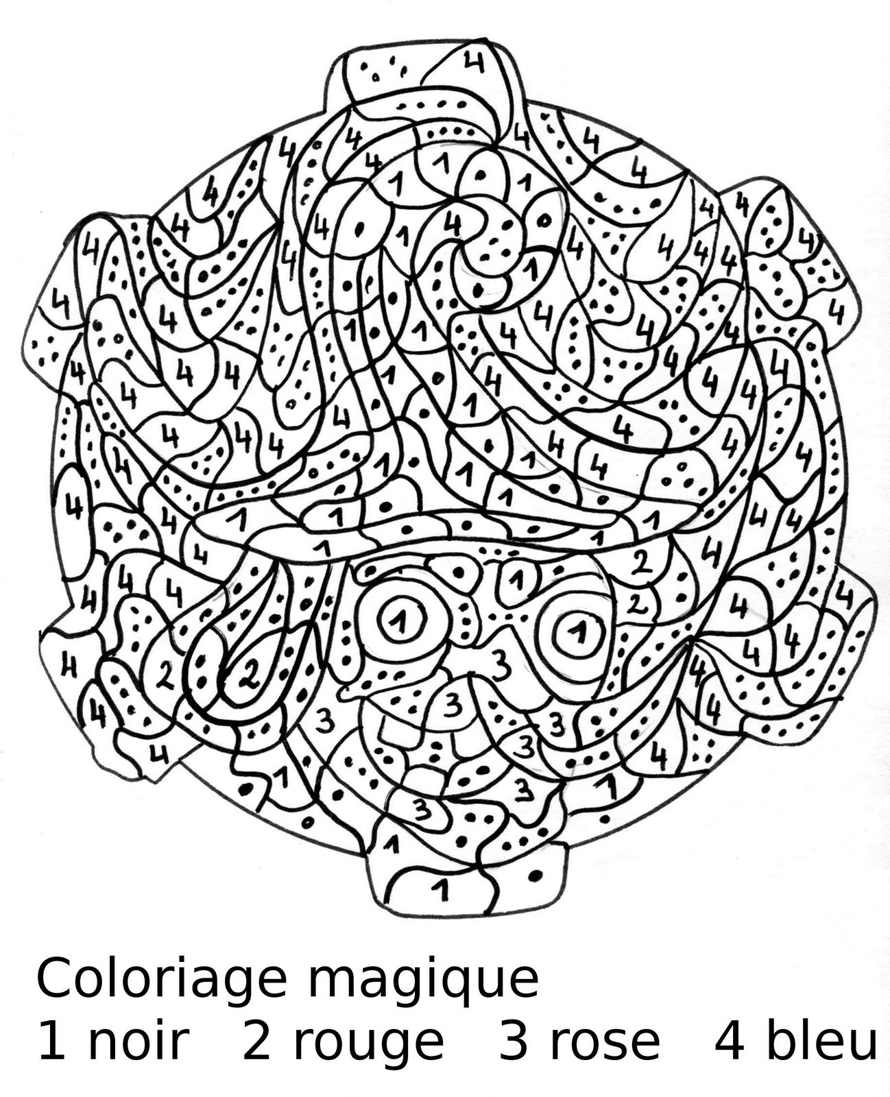 Página para colorir: coloração mágica (educacional) #126204 - Páginas para Colorir Imprimíveis Gratuitamente
