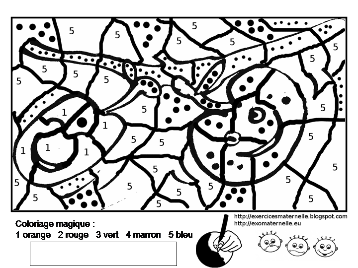 Página para colorir: coloração mágica (educacional) #126222 - Páginas para Colorir Imprimíveis Gratuitamente