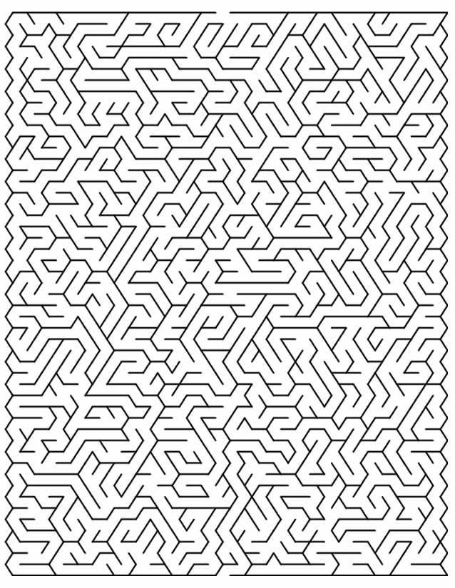 Página para colorir: labirintos (educacional) #126472 - Páginas para Colorir Imprimíveis Gratuitamente