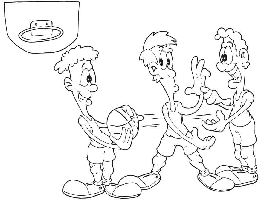 Desenho gratuito Basquete #177141 da colecao Esportes para imprimir