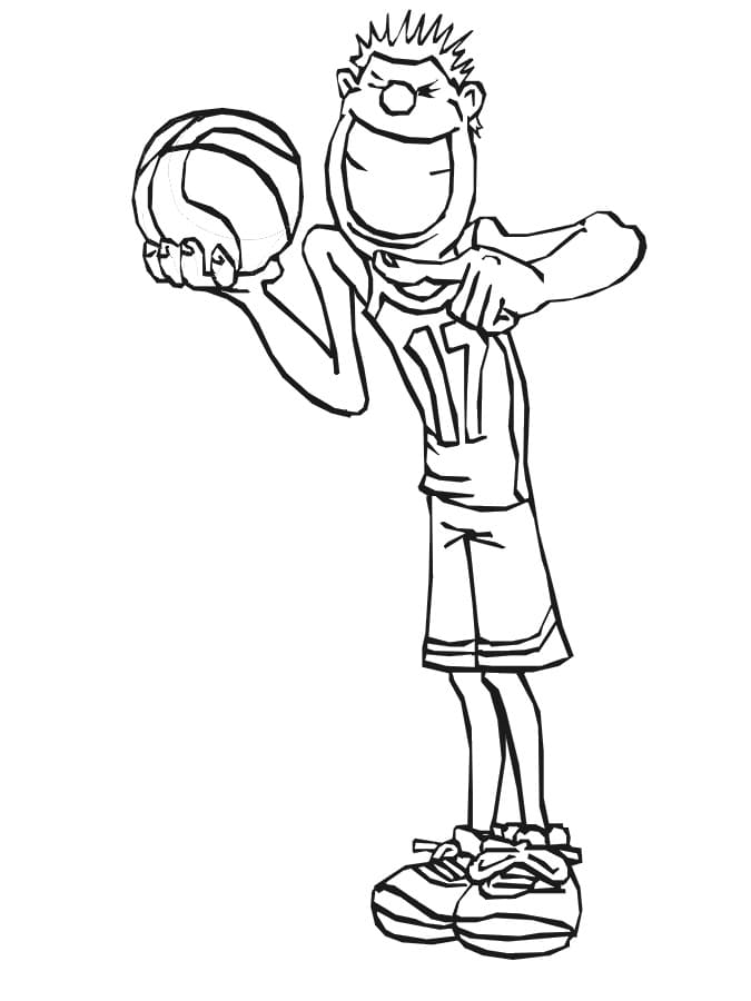 Desenho gratuito Basquete #177149 da colecao Esportes para imprimir