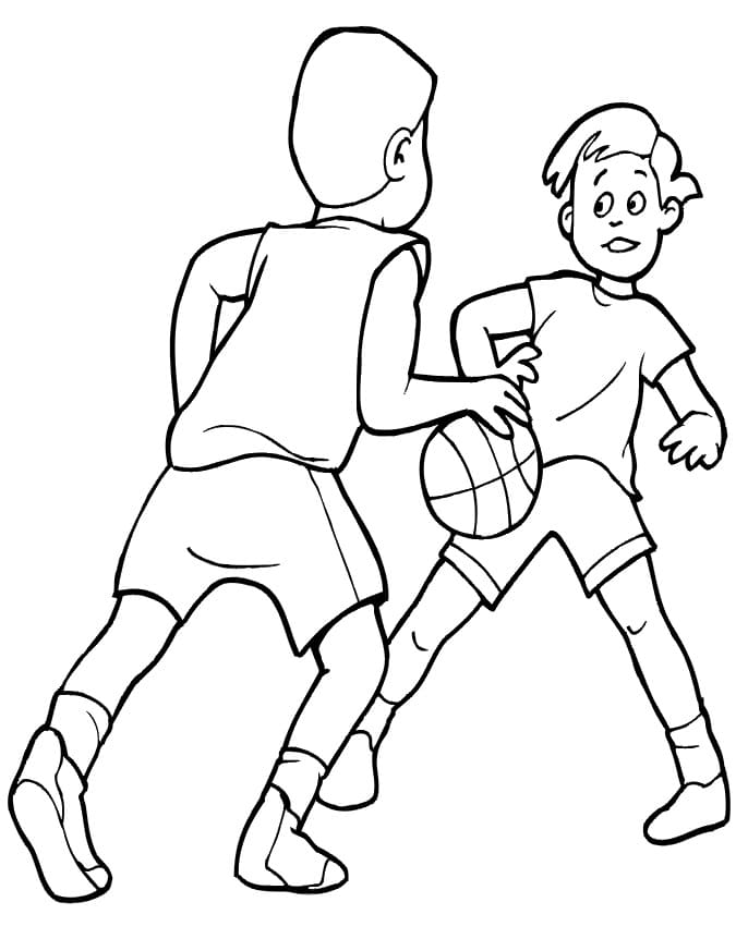 Desenho gratuito Basquete #177156 da colecao Esportes para imprimir