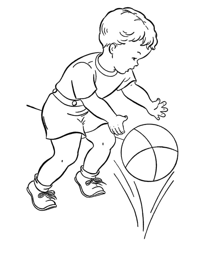 Desenho gratuito Basquete #177158 da colecao Esportes para imprimir