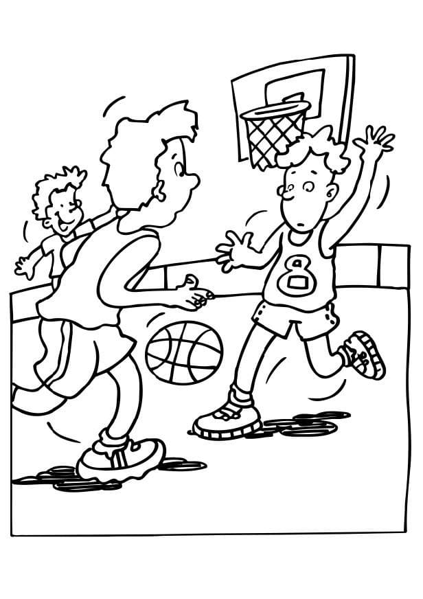 Desenho gratuito Basquete #177166 da colecao Esportes para imprimir