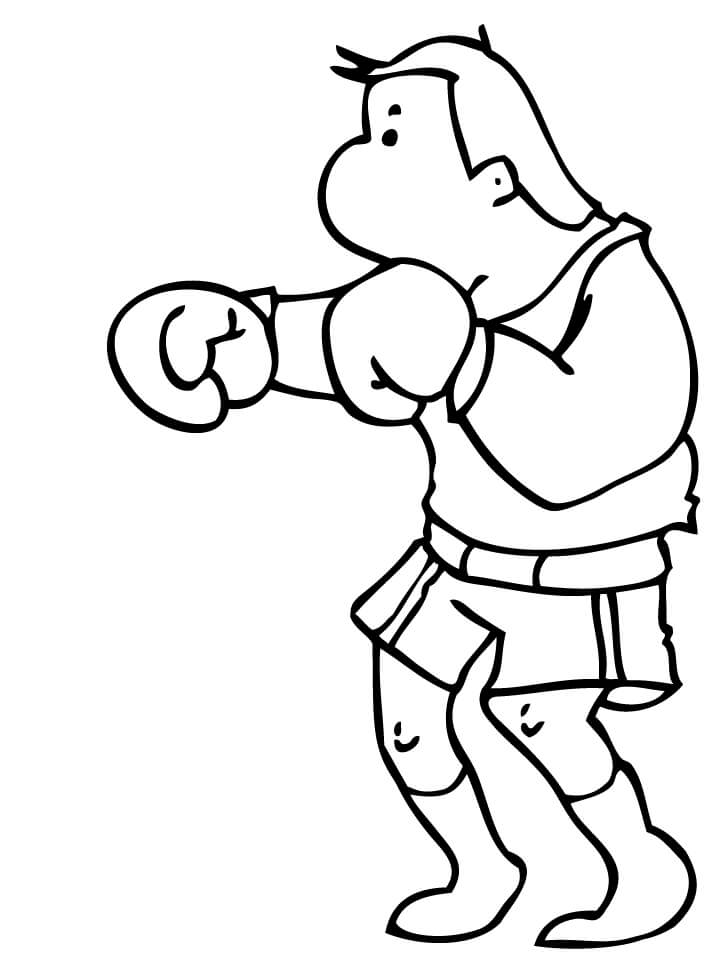 Desenho gratuito Boxe #173879 da colecao Esportes para imprimir