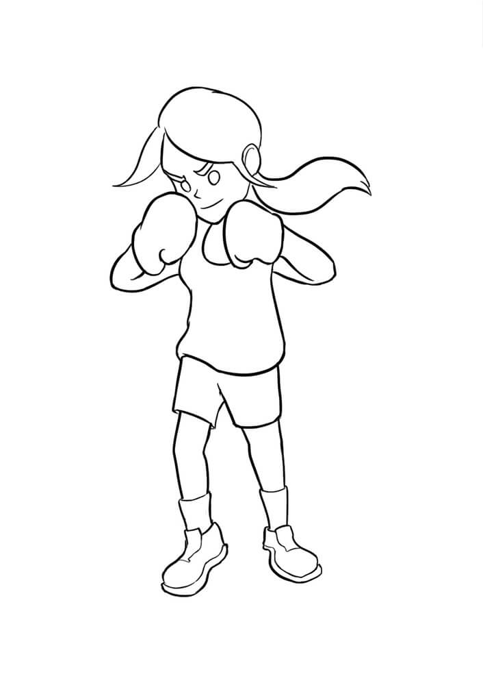 Desenho gratuito Boxe #173895 da colecao Esportes para imprimir