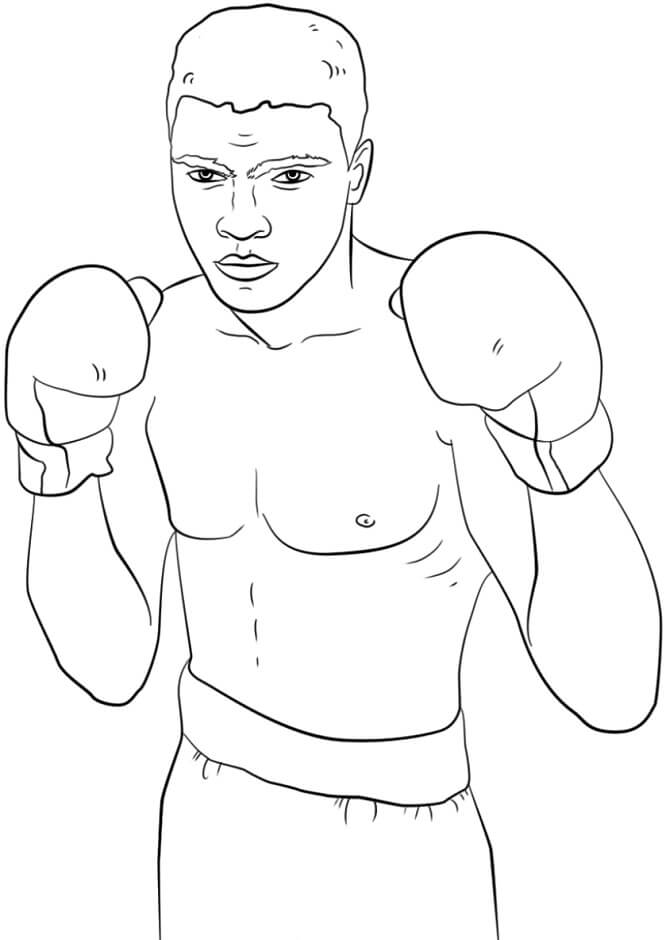 Desenho gratuito Boxe #173910 da colecao Esportes para imprimir