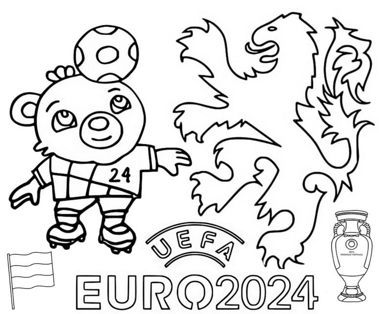 Desenho gratuito Campeonato UEFA Euro #213981 da colecao Esportes para imprimir