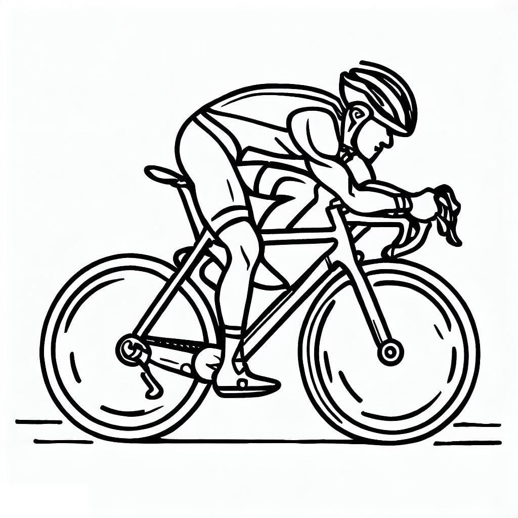 Desenho gratuito Ciclismo #193618 da colecao Esportes para imprimir