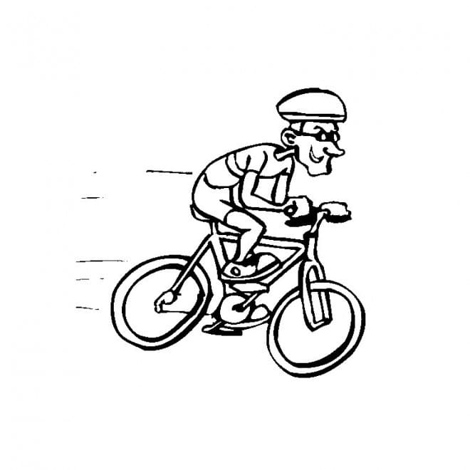 Desenho gratuito Ciclismo #193622 da colecao Esportes para imprimir