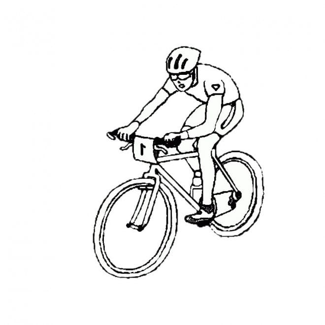 Imagem para colorir de Ciclismo #193634 da nossa coleção Esportes, fácil de imprimir