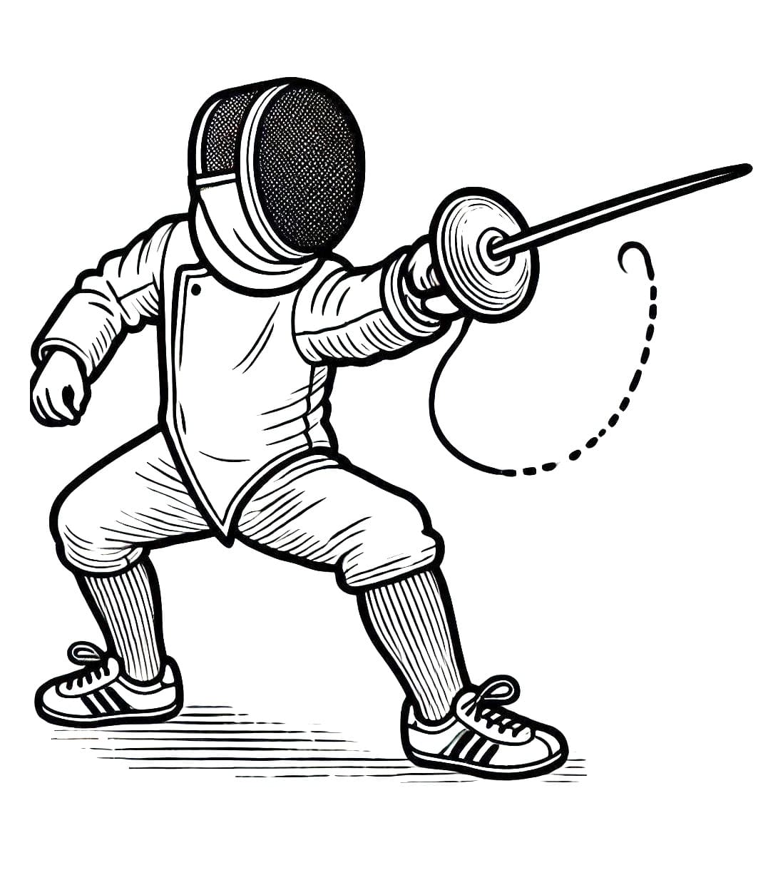 Desenho gratuito Esgrima #217685 da colecao Esportes para imprimir