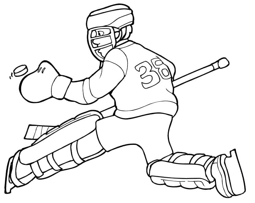 Desenho gratuito Hóquei #192406 da colecao Esportes para imprimir