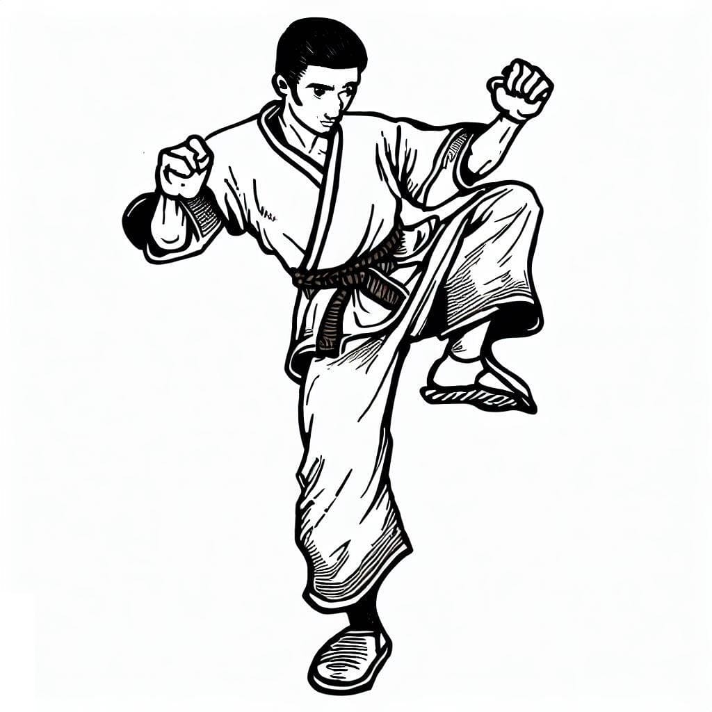 Desenho gratuito Kung Fu #192446 da colecao Esportes para imprimir Desenho gratuito Kung Fu #192446 da colecao Esportes para imprimir