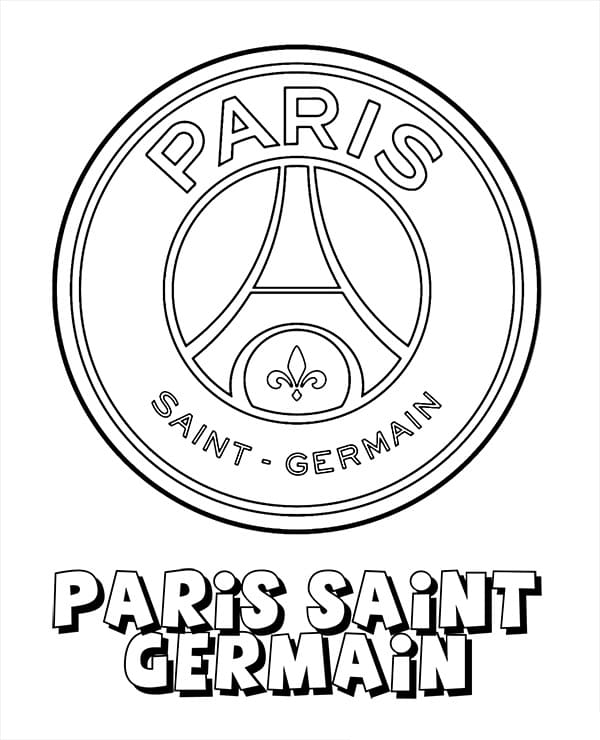 Desenho gratuito Paris Saint-Germain (PSG) #191364 da colecao Esportes para imprimir