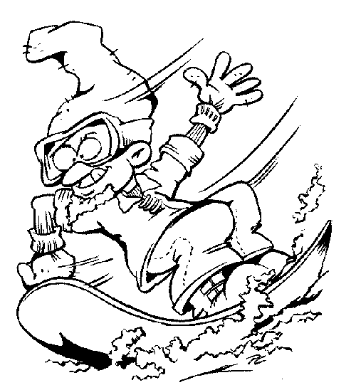Página para colorir: Prancha de Neve (Esportes) #143812 - Páginas para Colorir Imprimíveis Gratuitamente