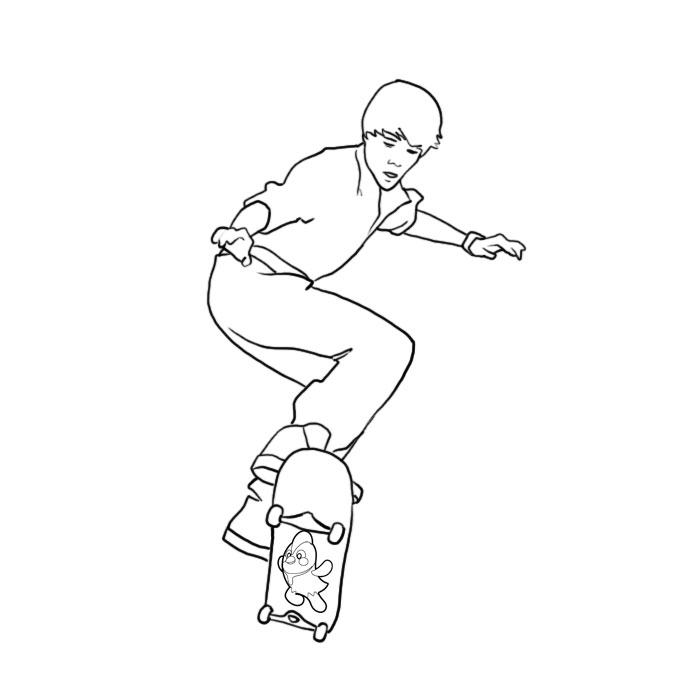 Desenho gratuito Skate #139281 da colecao Esportes para imprimir