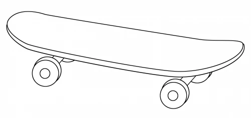 Desenho gratuito Skate #139315 da colecao Esportes para imprimir