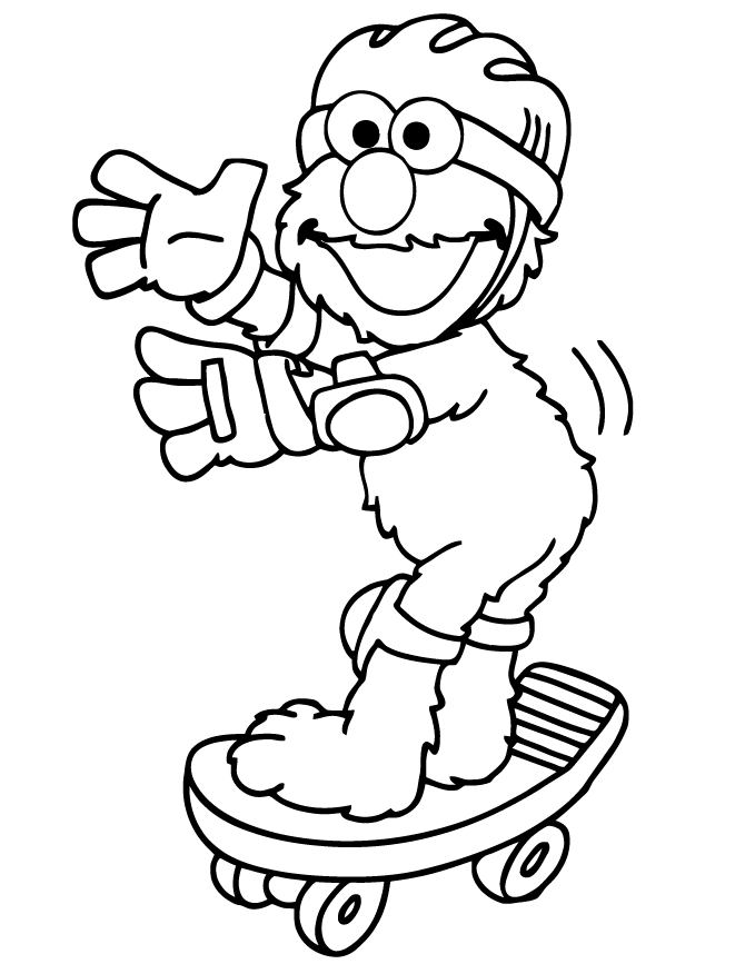 Desenho gratuito Skate #139365 da colecao Esportes para imprimir