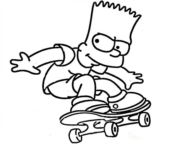 Desenho gratuito Skate #139378 da colecao Esportes para imprimir