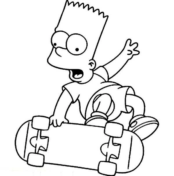 Desenho gratuito Skate #139464 da colecao Esportes para imprimir