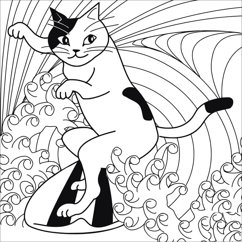 Desenho gratuito Surf #214186 da colecao Esportes para imprimir