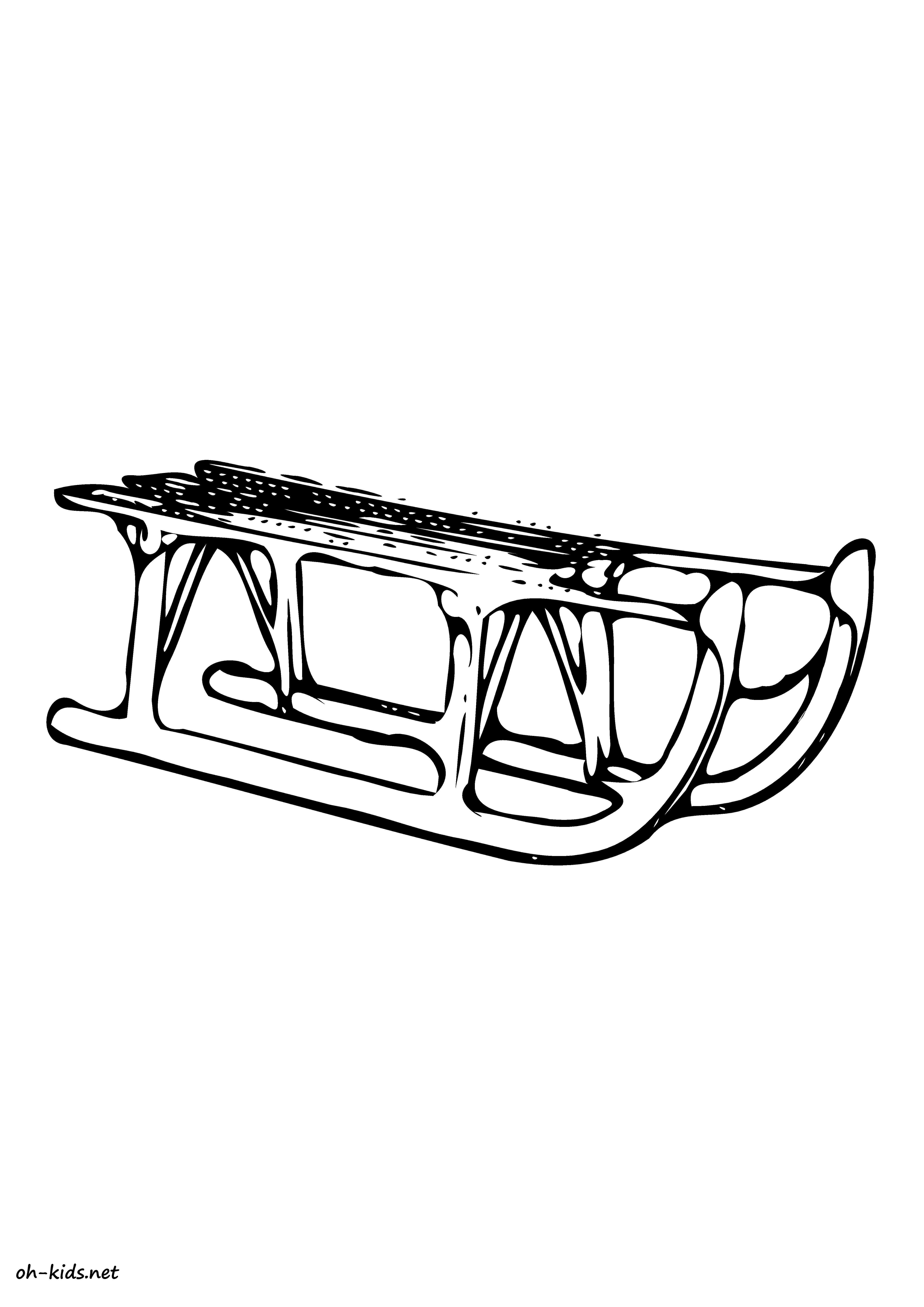 Desenho gratuito Trenó #142524 da colecao Esportes para imprimir