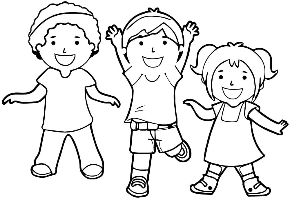 Desenho gratuito Amizade #193105 da colecao Família e Amigos para imprimir