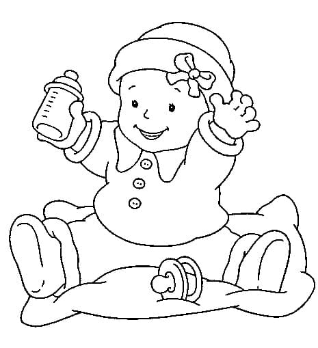 Desenho de Bebê #180005 para colorir, da coleção Família e Amigos, imprimível grátis Desenho de Bebê #180005 para colorir, da coleção Família e Amigos, imprimível grátis