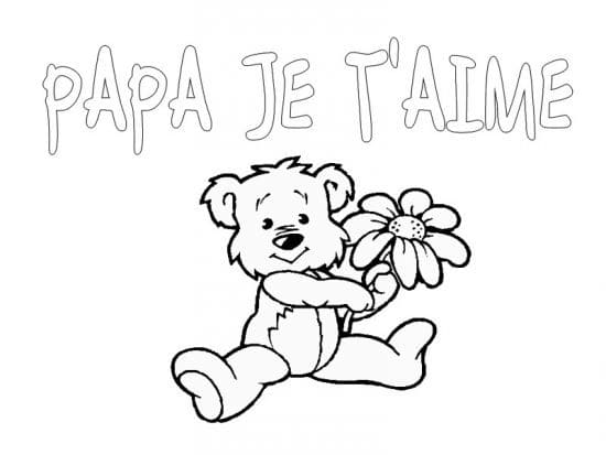 Linda página de Eu Te Amo Papai #191636 para colorir, da coleção Família e Amigos, baixe grátis Linda página de Eu Te Amo Papai #191636 para colorir, da coleção Família e Amigos, baixe grátis