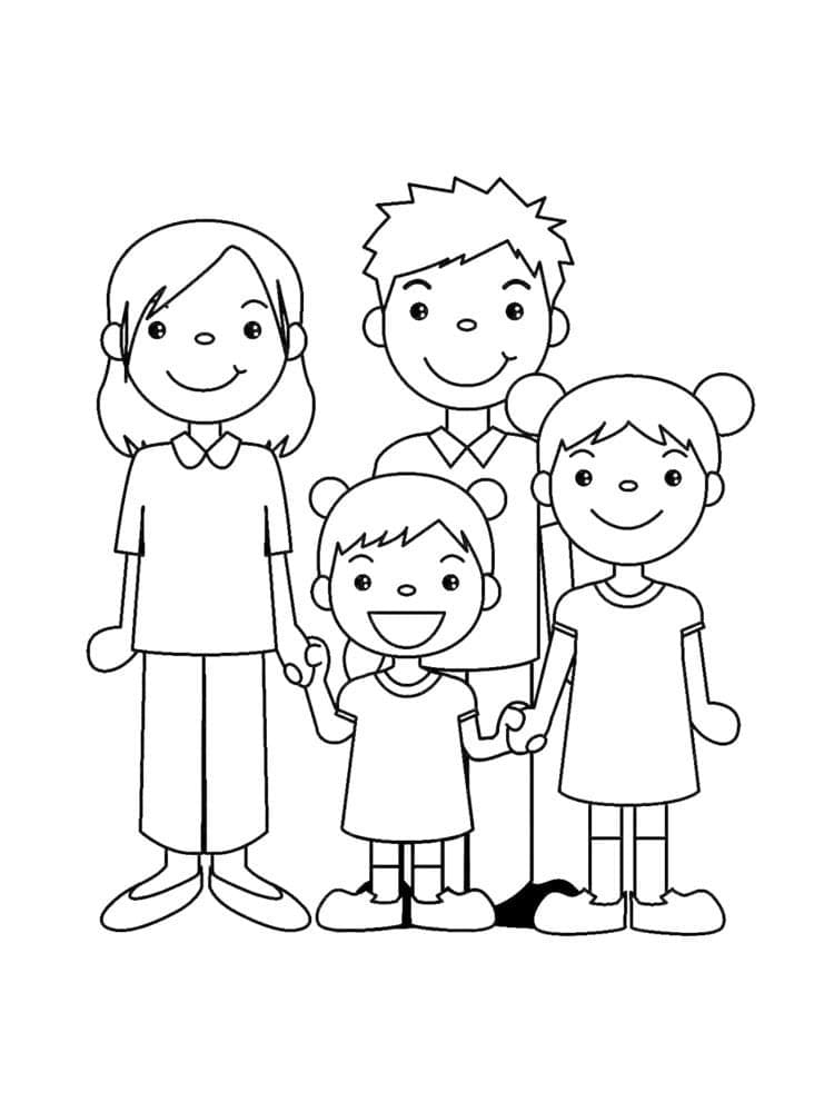 Desenho gratuito Família #189347 da colecao Família e Amigos para imprimir
