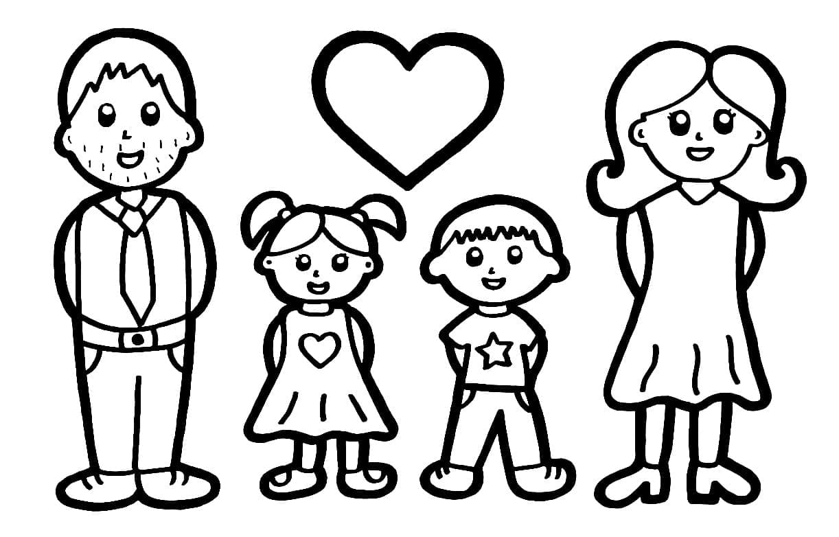 Desenho gratuito Família #189356 da colecao Família e Amigos para imprimir Desenho gratuito Família #189356 da colecao Família e Amigos para imprimir