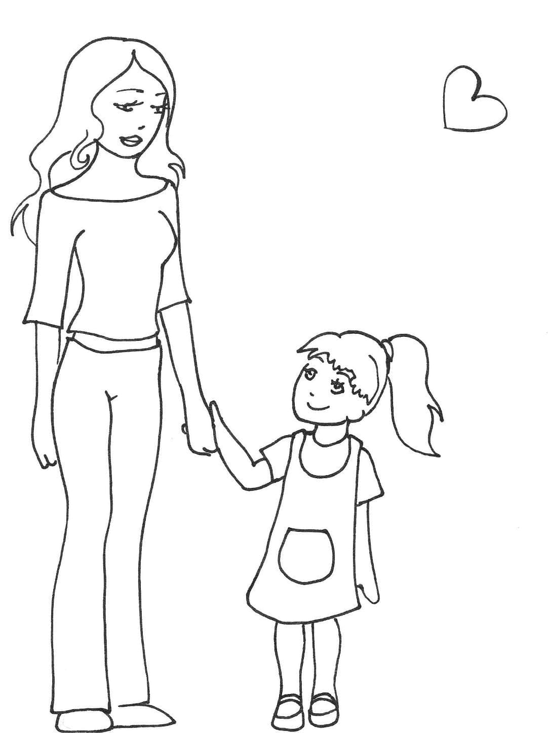 Desenho gratuito Mamãe #209404 da colecao Família e Amigos para imprimir