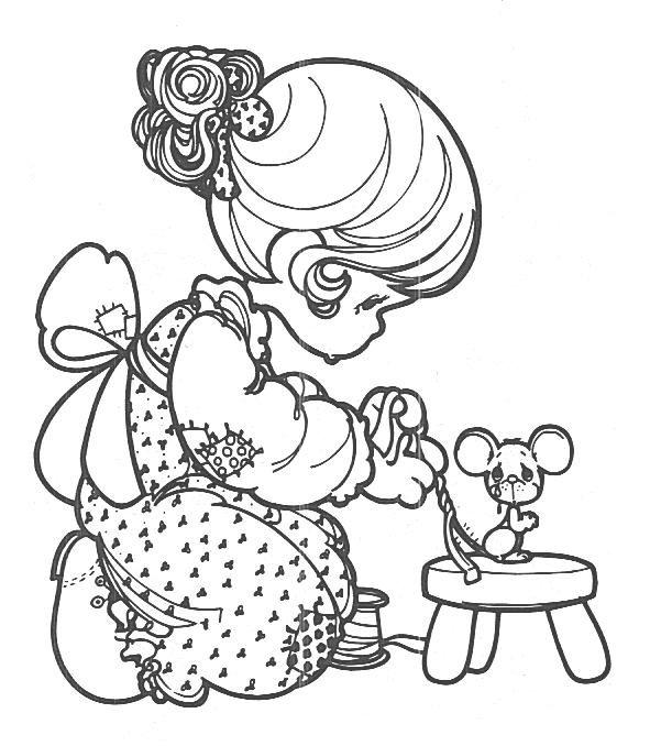 Desenho gratuito Menina #96606 da colecao Família e Amigos para imprimir