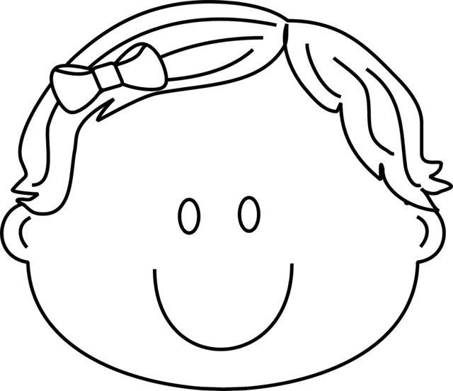 Desenho gratuito Menina #96654 da colecao Família e Amigos para imprimir