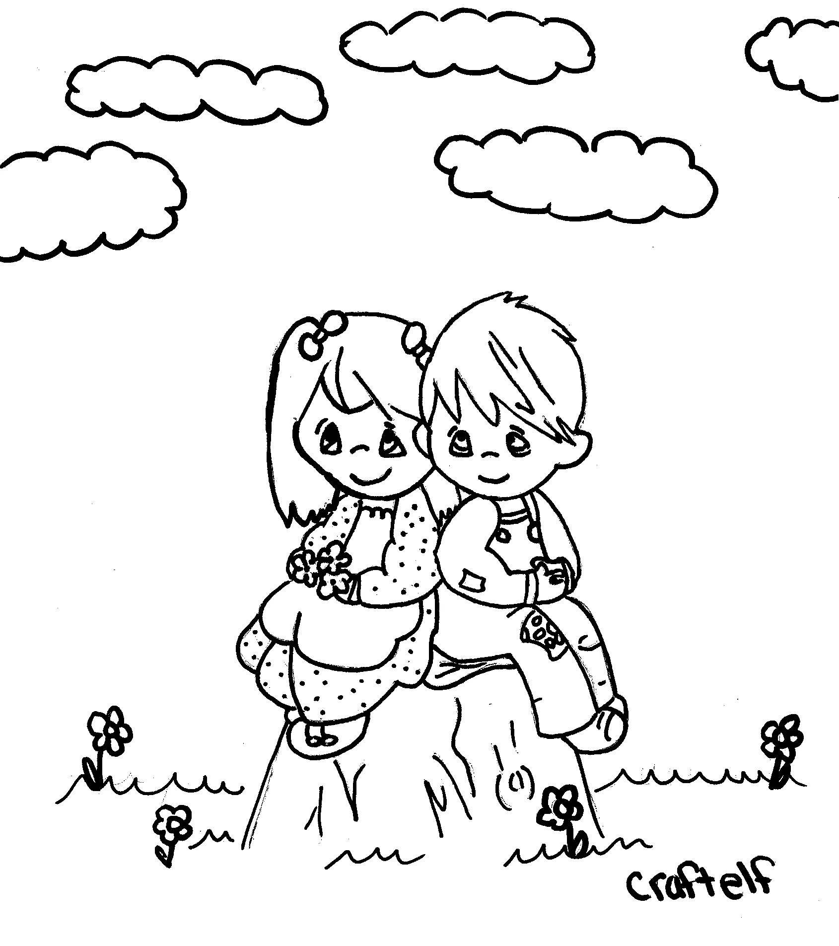 Desenho gratuito Menino #97419 da colecao Família e Amigos para imprimir