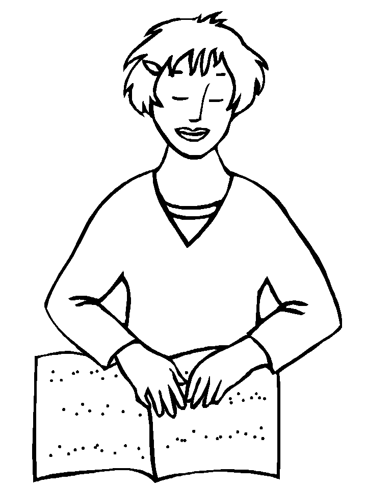 Imagem para colorir de Pessoa com Deficiência #98419 da nossa coleção Família e Amigos, fácil de imprimir Imagem para colorir de Pessoa com Deficiência #98419 da nossa coleção Família e Amigos, fácil de imprimir