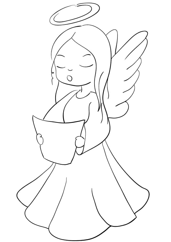 Desenho gratuito Anjo de Natal #200067 da colecao Feriados e Celebrações para imprimir Desenho gratuito Anjo de Natal #200067 da colecao Feriados e Celebrações para imprimir